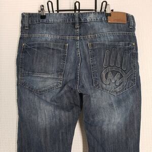 Vintage Miskeen Original Jeans Mens 36x30 Blue Denim Straight Leg Y2K Skater